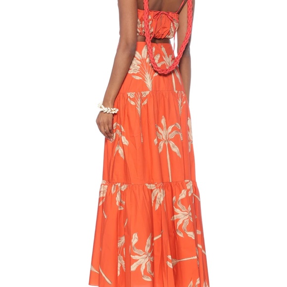 LASTCHANCE- 3/29 only Johanna Ortiz palmeras vision top/skirt set/size 0/2 *MINT - Picture 6 of 16